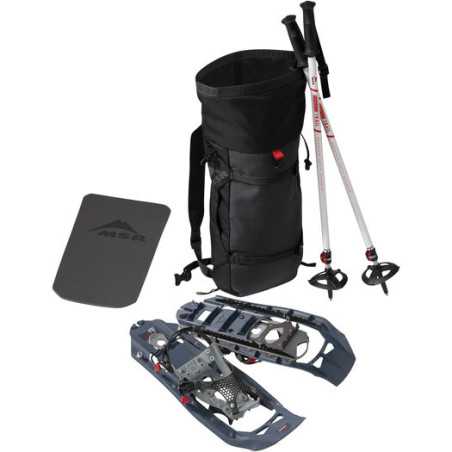 MSR - EVO Trail Kit, snowshoes sticks and backpack