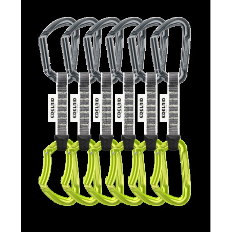 PETZL Confezione 6 Degaines Djinn Axess 12 Cm Bl…