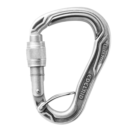 Edelrid - HMS Bulletproof Screw FG Eco, moschettone sicurezza