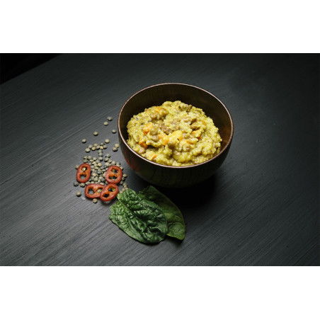 Real Turmat - Couscous con lenticchie e spinaci, pasto outdoor