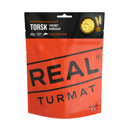 Acheter Real Turmat - Curry cod, repas extérieur debout MountainGear360
