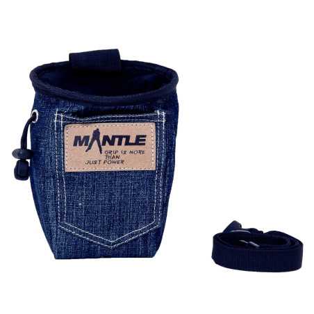 MANTLE - Sacchetto Porta Magnesite Denim Jeans