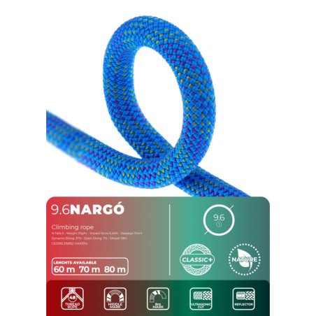 Compra FIXE Roca - Nargo 9,6mm , corda intera su MountainGear360
