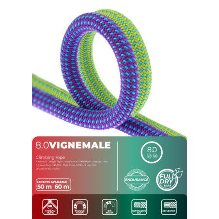 FIXE Roca - Vignemale 8.0mm, half rope