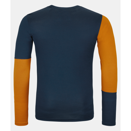 Ortovox - 185 Rock'N'Wool Long Sleeve M Deep Ocean, Langarmshirt