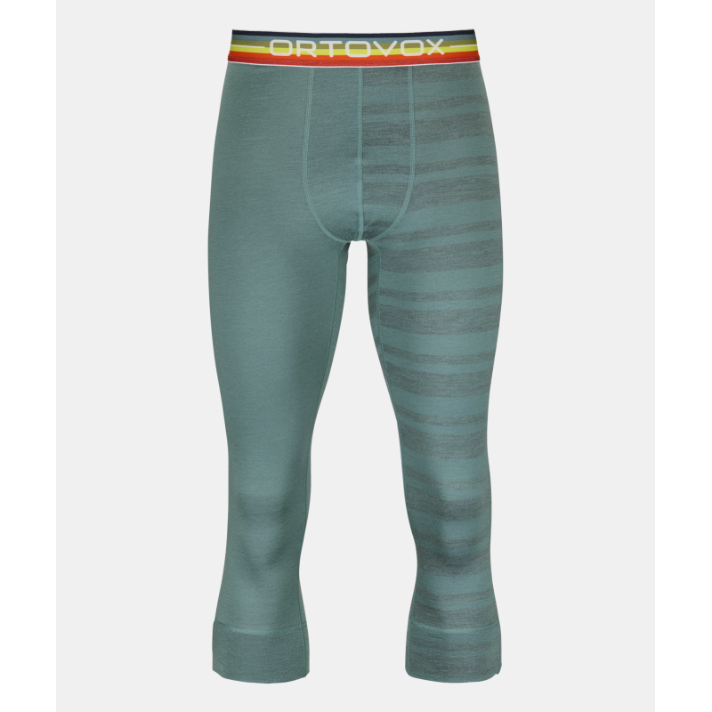 Buy Ortovox - 185 Rock'N'Wool Short Pants M Arctic Grey, 3/4 pant up MountainGear360