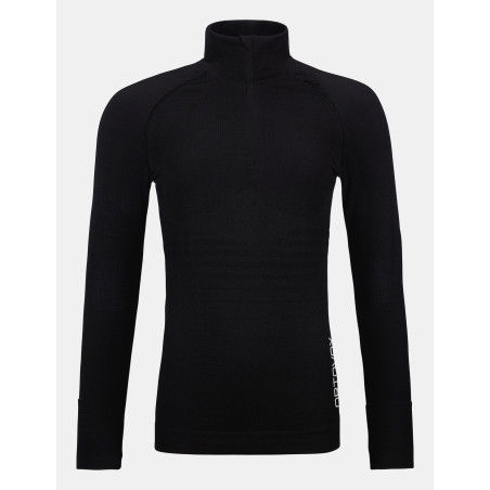 Ortovox - 230 Competition Zip Neck W Black Raven, camiseta térmica mujer