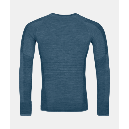 Buy Ortovox - 230 Competition Long Sleeve M Petrol Blue, men's thermal shirt up MountainGear360