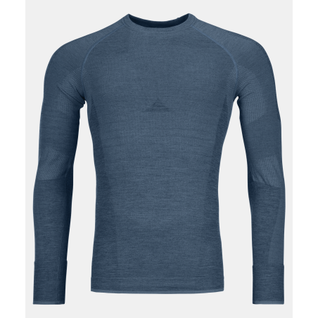 Buy Ortovox - 230 Competition Long Sleeve M Petrol Blue, men's thermal shirt up MountainGear360