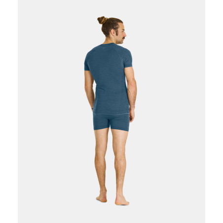 Buy Ortovox - 230 Competition Boxer M Petrol Blue, men's thermal underwear up MountainGear360
