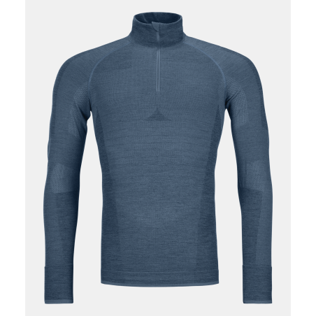 Ortovox - 230 Competition Zip Neck M Petrol Blue, men's thermal shirt