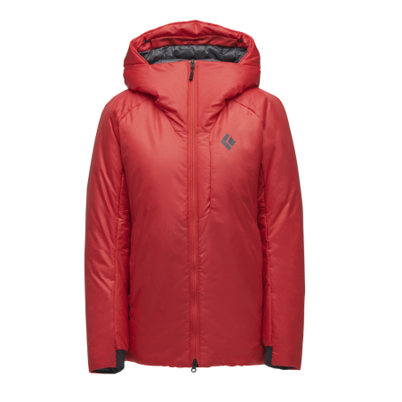 Black Diamond - W Belay Parka Coral Red, Damenjacke