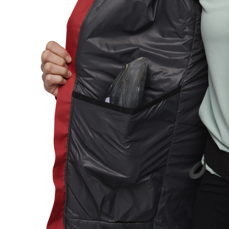 Black Diamond - W Belay Parka Coral Red, women's jacket