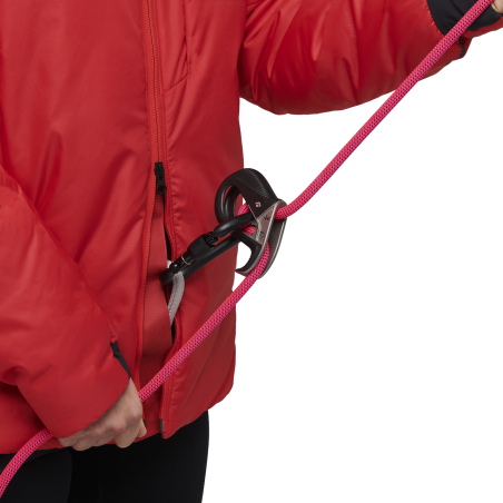 Black Diamond - W Belay Parka Coral Red, women's jacket