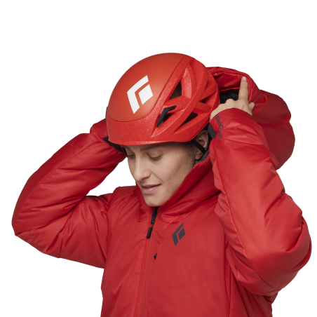 Black Diamond - W Belay Parka Coral Red, women's jacket