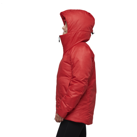 Buy Black Diamond - W Belay Parka Coral Red, women's jacket up MountainGear360