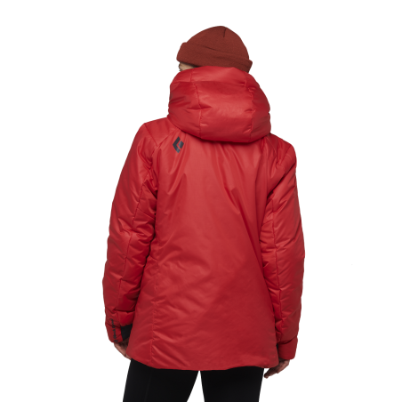 Black Diamond - W Belay Parka Coral Red, women's jacket