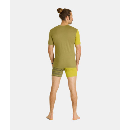 Buy Ortovox - 185 Rock'N'Wool Short Sleeve M Deep Ocean, short sleeve shirt up MountainGear360