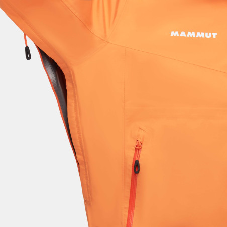 Comprar Mammut - Convey Tour mandarina hombre, cáscara dura arriba MountainGear360