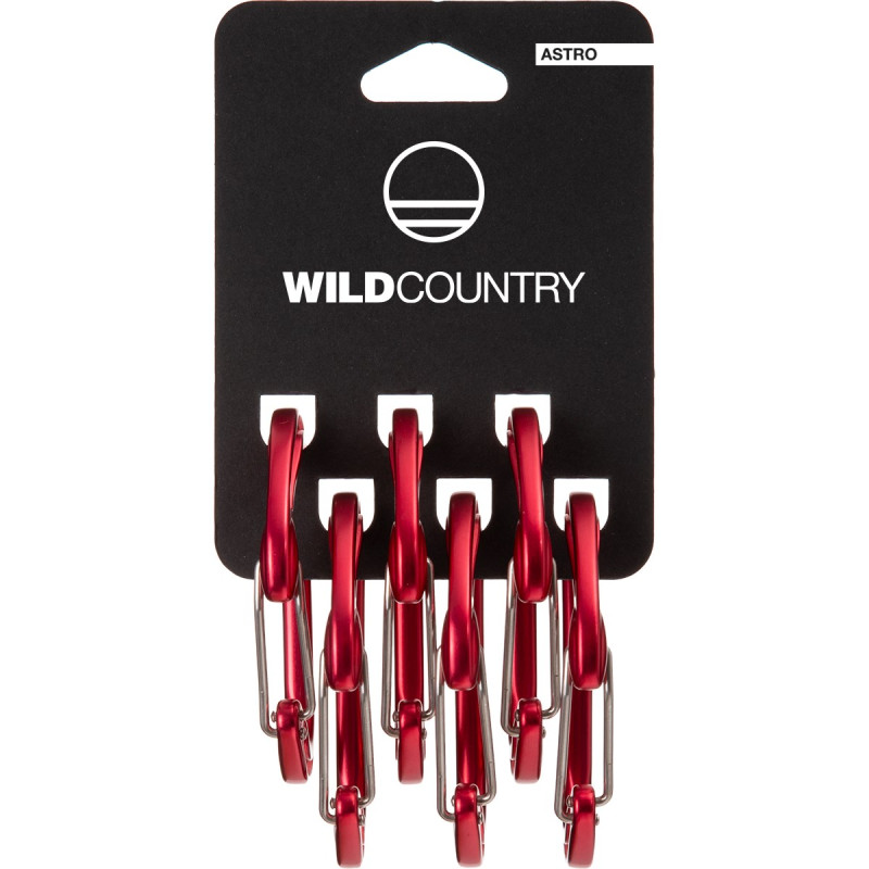 Compra Wild Country - Astro 6 pack, moschettoni con leva a filo su MountainGear360