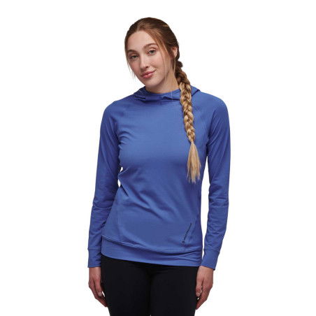 Black Diamond - Alpenglow Clean Blue, maglia donna