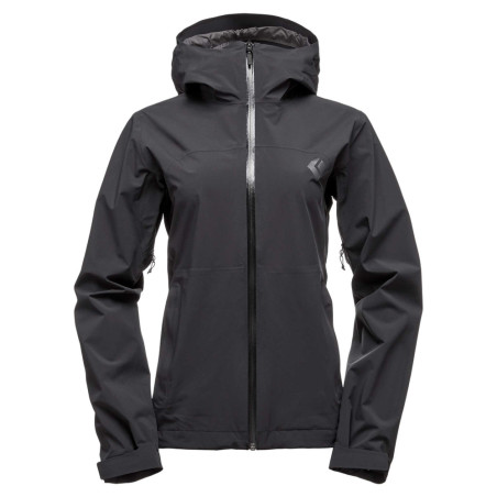 Buy Black Diamond - Stormline Stretch Rain Shell Black, women's jacket up MountainGear360