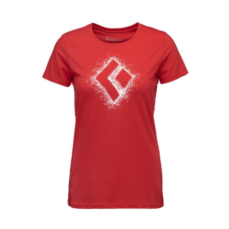 Acheter Black Diamond - T-shirt à manches courtes rouge corail Chalked Up debout MountainGear360