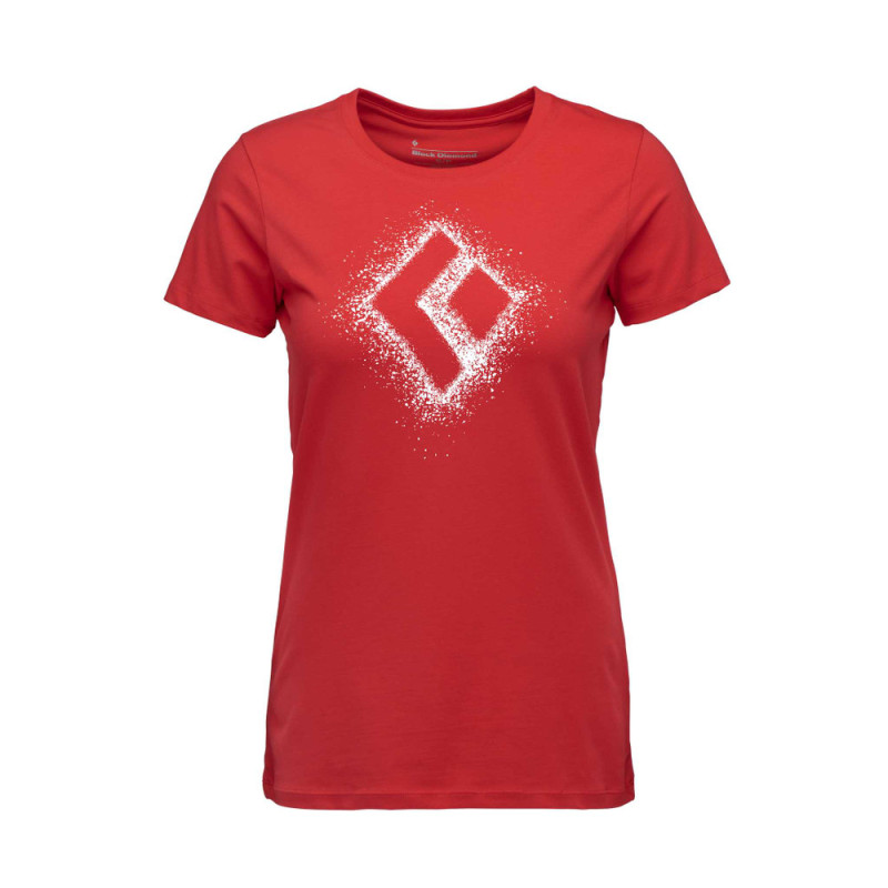 Buy Black Diamond - Chalked Up Coral Red Short Sleeve T-shirt up MountainGear360