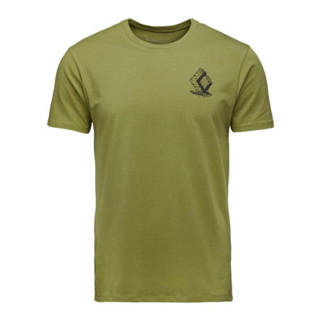 Black Diamond - T-shirt à manches courtes vert Boulder Camp