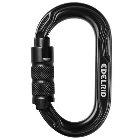 Edelrid - Kiwi Triple, mosquetón de seguridad ovalado