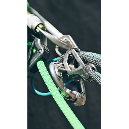 Edelrid - Nano Jul assicuratore assistito per corde sottili