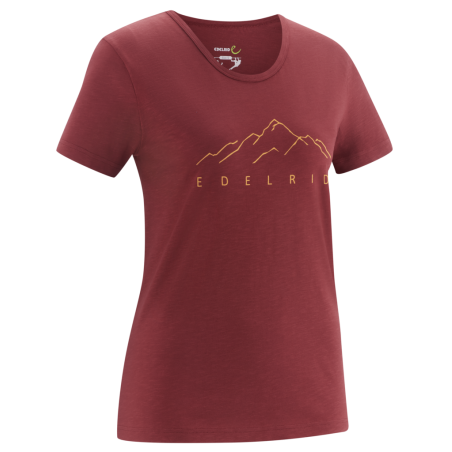 Acheter Edelrid - Wo Highball Vinered, T-Shirt femme debout MountainGear360