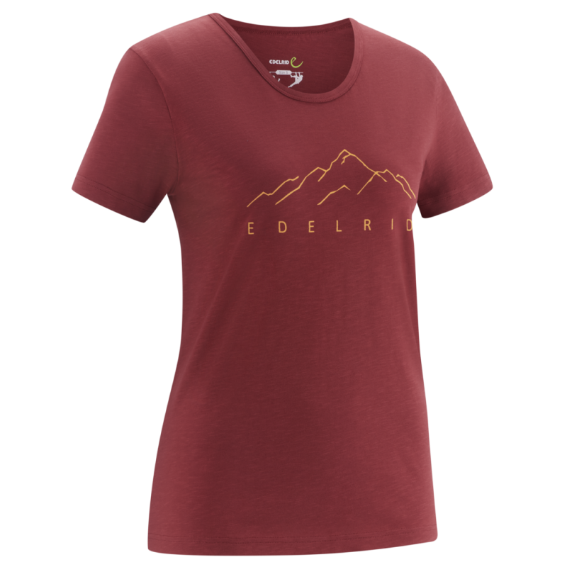 Comprar Edelrid - Wo Highball Vinered, camiseta mujer arriba MountainGear360