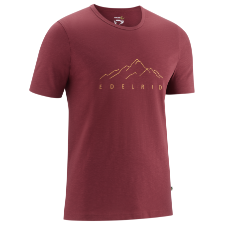 Comprar Edelrid - Me Highball Vinered, Camiseta Hombre arriba MountainGear360
