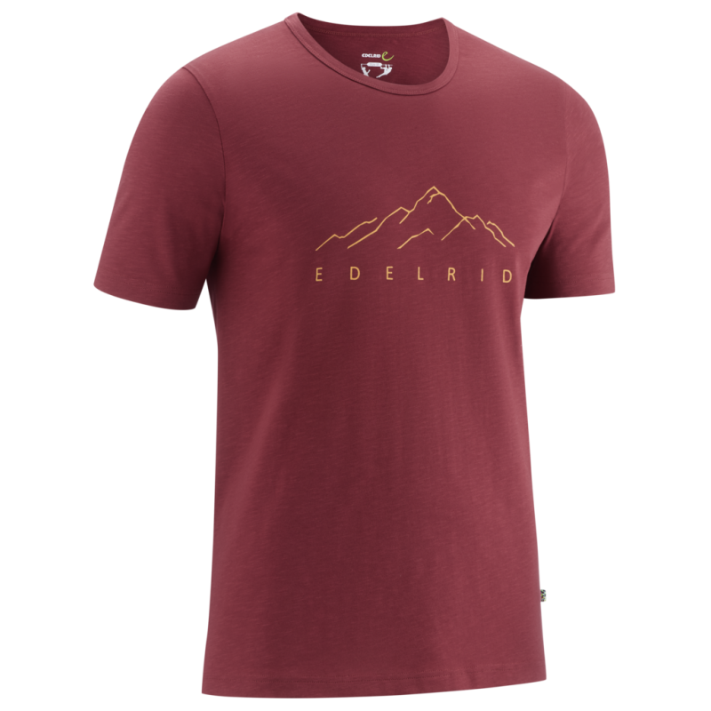 Acheter Edelrid - Me Highball Vinered, T-Shirt Homme debout MountainGear360