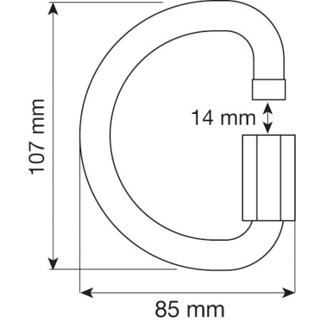 CAMP - D Quick Link Alu Schnelllink aus Aluminium