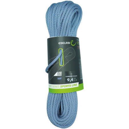 Compra Edelrid - Leonidio 9,4 mm Blue, corda singola su MountainGear360
