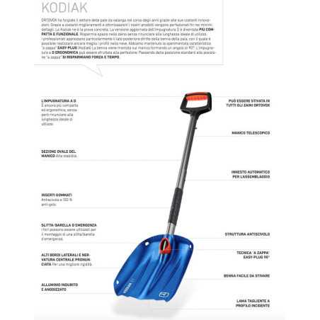 Compra Ortovox - Shovel Kodiak su MountainGear360