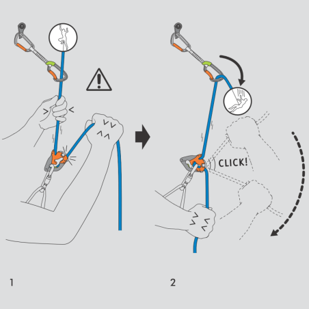 Tecnología de escalada - Click Up Plus