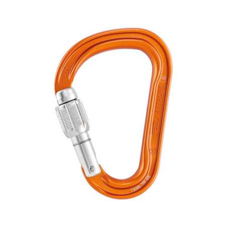 Petzl - Mosquetón de rosca HMS compacto ultraligero Attache