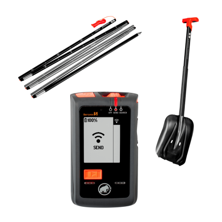 Buy MAMMUT - Barryvox S Package, avalanche safety kit, avalanche transceiver, shovel and probe up MountainGear360