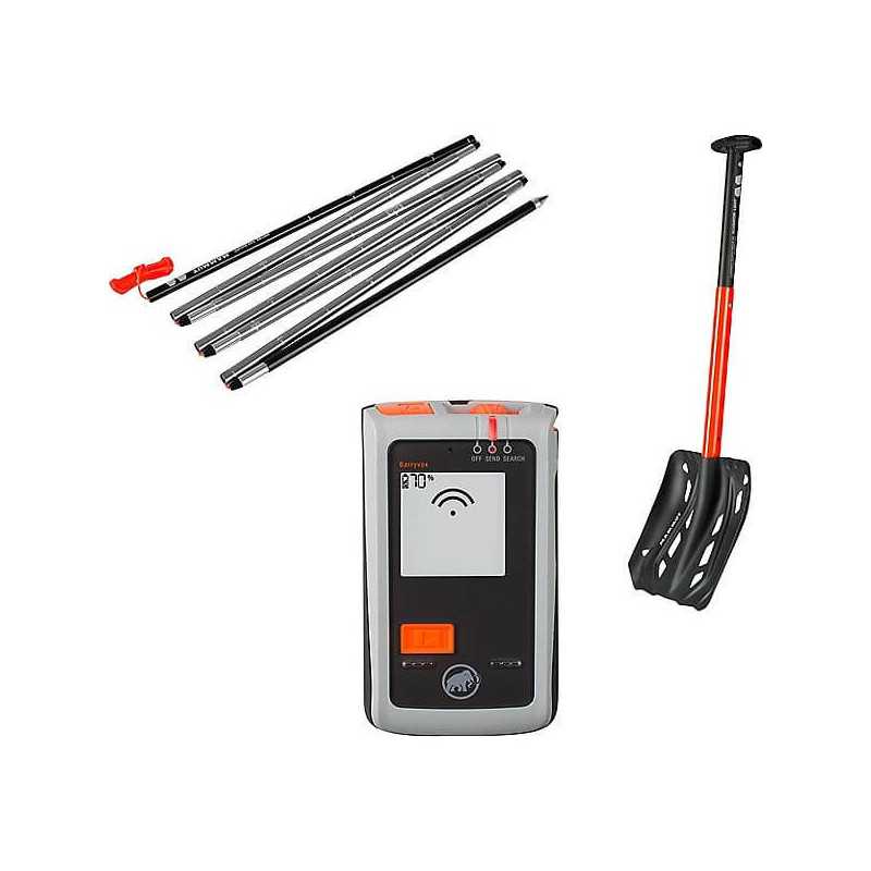 MAMMUT - Barryvox Package Light, avalanche safety kit ARTVA shovel and probe