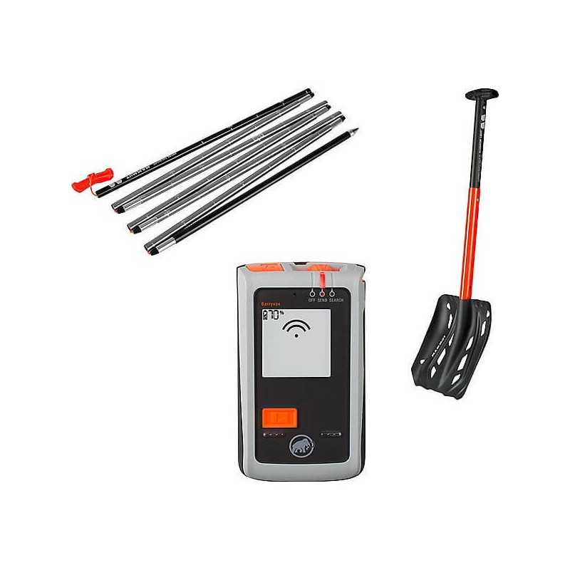 Buy MAMMUT - Barryvox Package Light, avalanche safety kit, avalanche transceiver, shovel and probe up MountainGear360