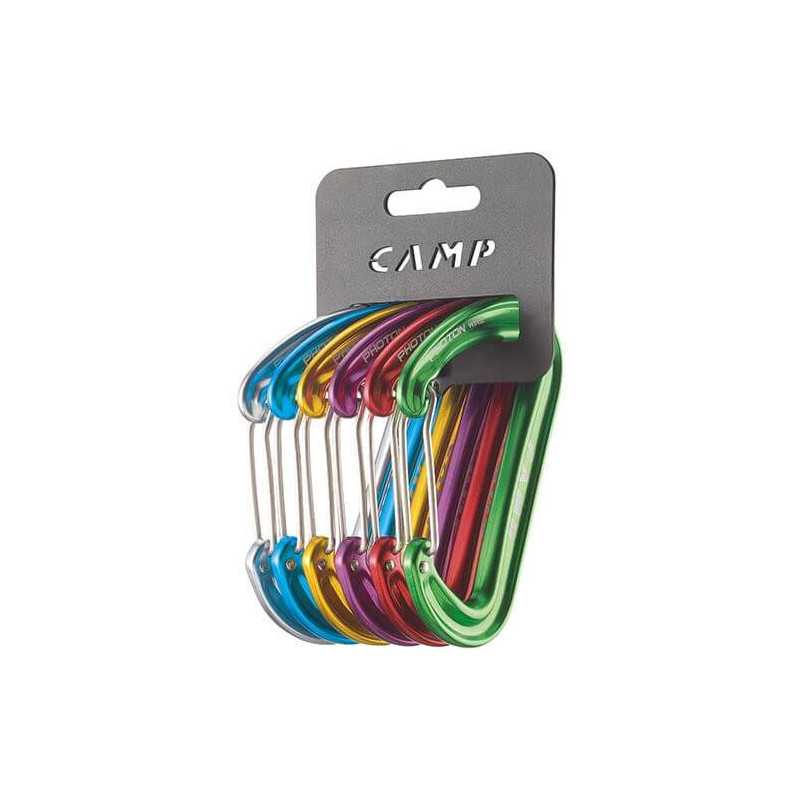 CAMP - Photon Wire Rack Pack 6pcs, mosquetones