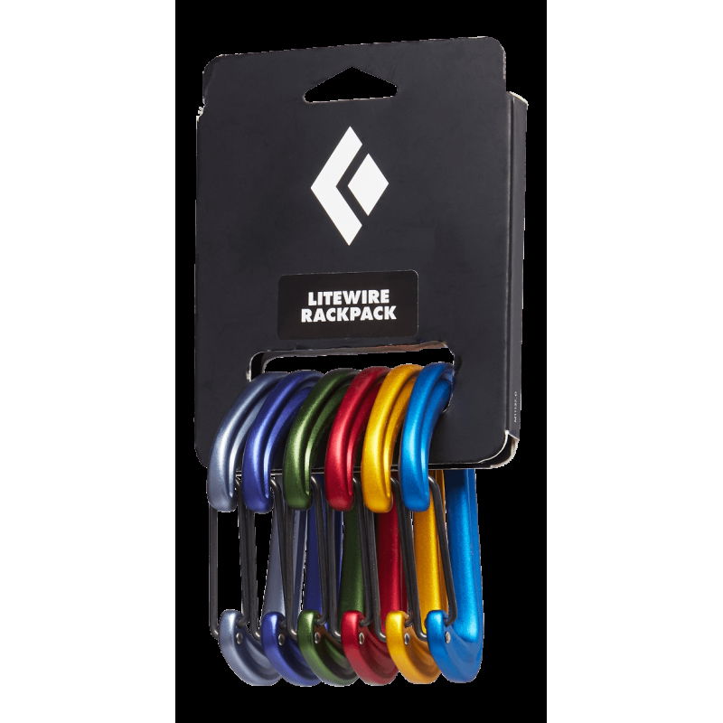 Black Diamond - LiteWire Rackpack, 6er Set Karabiner