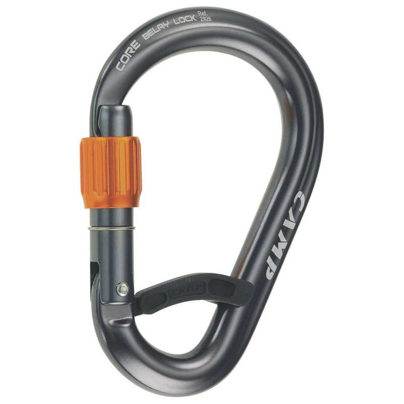 Buy Camp - Core Belay Lock, HMS carabiner for safety up MountainGear360