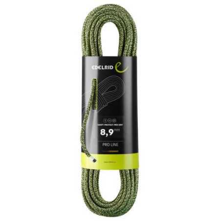 Edelrid - Swift Protect Pro Dry 8,9 mm, trois certifications corde super résistante