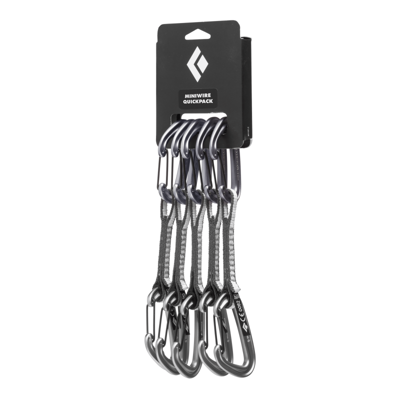 Buy Black Diamond MiniWire Quickpack set 6 light quickdraws up MountainGear360
