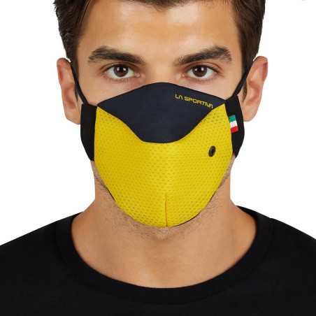 Compra La Sportiva - Stratos Mask Mascherina facciale protettiva lavabile su MountainGear360