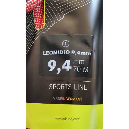 Compra Edelrid - Leonidio 9,4 mm, corda singola su MountainGear360